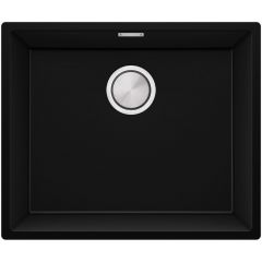 Primagran Londyn ML6KCX0P zlewozmywak granitowy 56x47 cm czarny