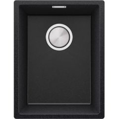 Primagran Londyn MLFKGX0#P zlewozmywak granitowy 47x36 cm szary/grafitowy/onyx