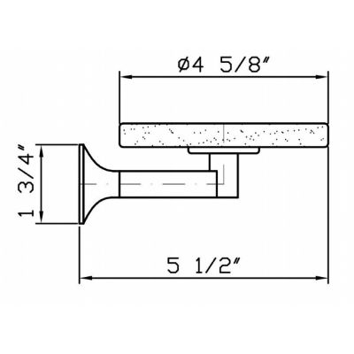 Zucchetti Bellagio ZAC510C8 mydelniczka ścienna nikiel-biała