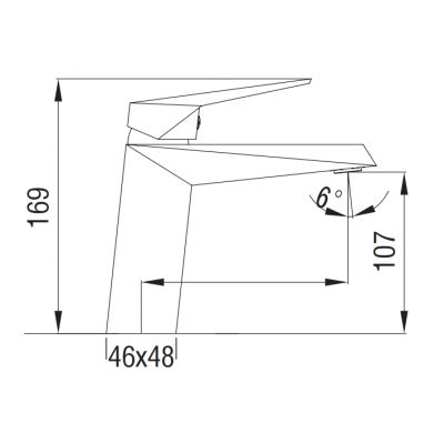 Art Platino Rok ROKBUN010C bateria umywalkowa stojąca