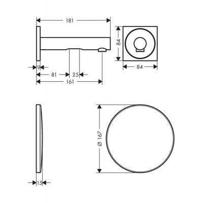 Axor Uno 45110000 bateria umywalkowa