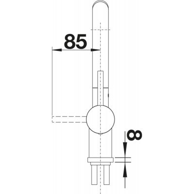 Blanco Linus 516702 bateria kuchenna biały