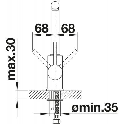 Blanco Mila 526657 bateria kuchenna czarny