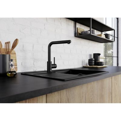 Blanco Mila 526657 bateria kuchenna czarny