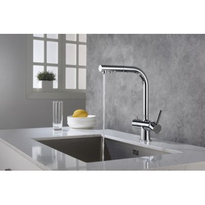 Blue Water Apala 5901730616231 bateria kuchenna stojąca chrom