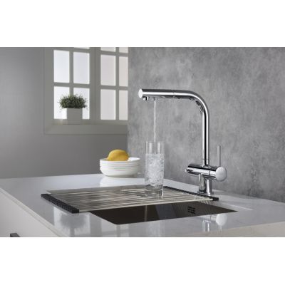 Blue Water Apala 5901730616231 bateria kuchenna stojąca chrom