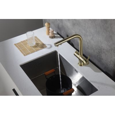 Blue Water Apala 5901730616255 bateria kuchenna stojąca mosiądz