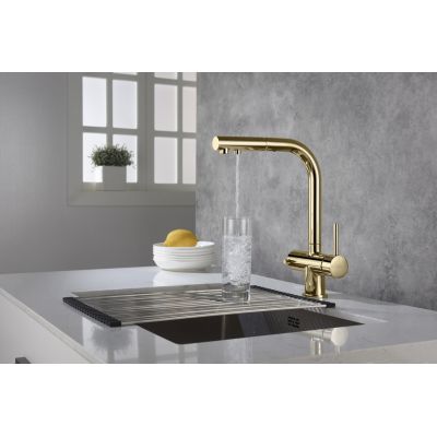 Blue Water Apala 5901730616262 bateria kuchenna stojąca złoto/stare złoto