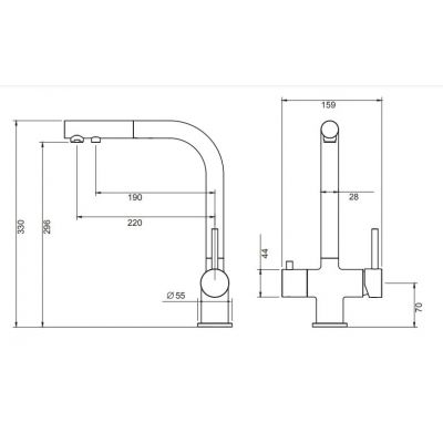 Blue Water Apala 5901730616507 bateria kuchenna z filtrem