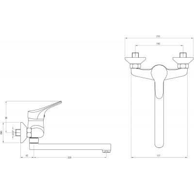 Deante Neo Joko BOJ080M bateria kuchenna