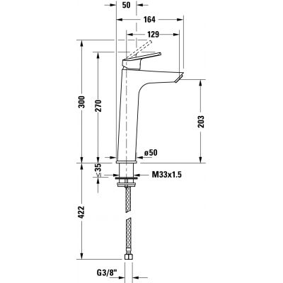 Duravit No. 1 N11032002010 bateria umywalkowa