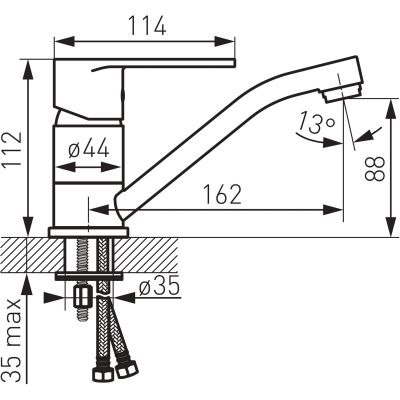 Ferro Algeo BAG2AA bateria umywalkowa