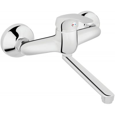 Ferro Basic BBC3 bateria umywalkowa ścienna chrom