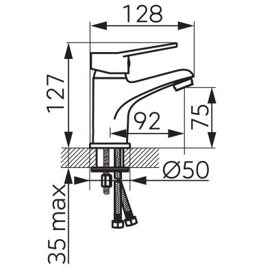 Ferro Isso BIS2 bateria umywalkowa