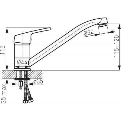 Ferro Smile BSM4 bateria kuchenna