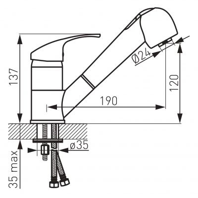 Ferro Vasto BVA8 bateria kuchenna