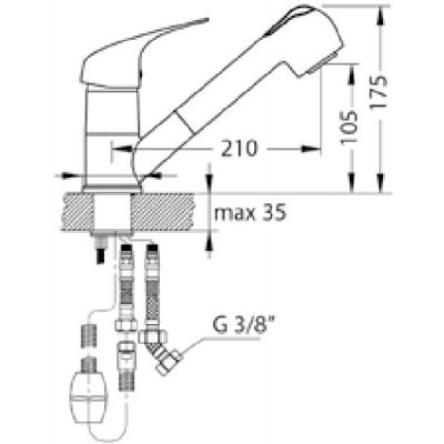 Genesis by Alveus Bora-Bora 1123731 bateria kuchenna