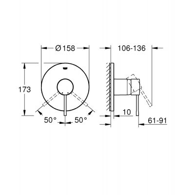 Zestaw Grohe 24057AL1, 27057AL0, 27513AL1