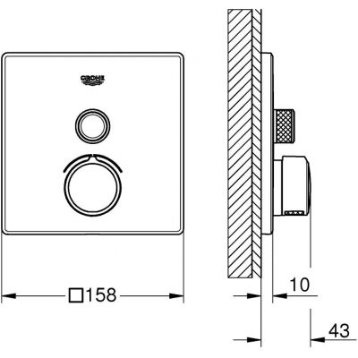 Grohe SmartControl 29147000 bateria prysznicowa podtynkowa starlight chrome