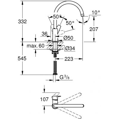 Zestaw Grohe 30529001, 31577SD1
