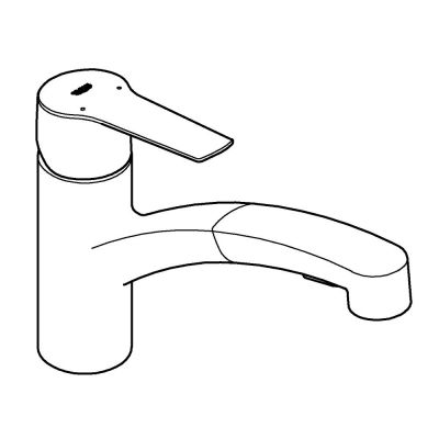 Zestaw Grohe K400 31639AP0 + Grohe Start 30531001