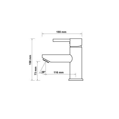 Hagser Lisa HGR15000032 bateria umywalkowa