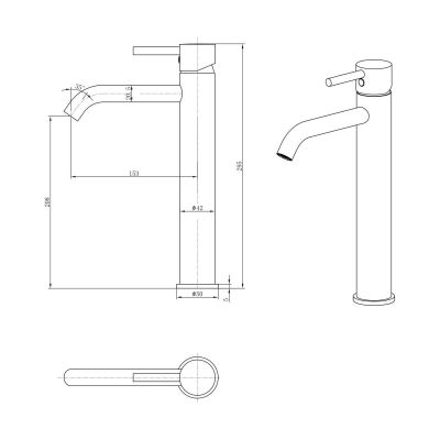 Hagser Lisa HGR80000032 bateria umywalkowa