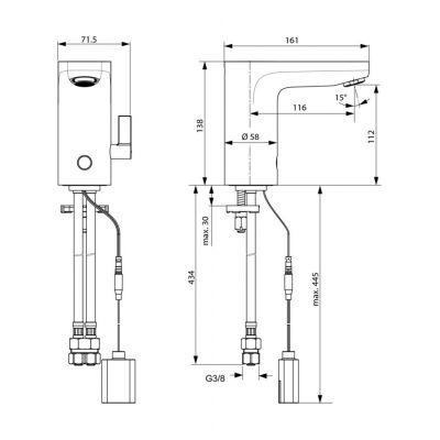 Ideal Standard Ceraplus A6145AA bateria umywalkowa stojąca