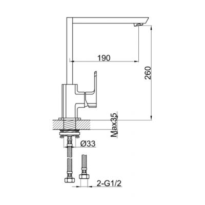 Kohlman Foxal QB140F bateria kuchenna