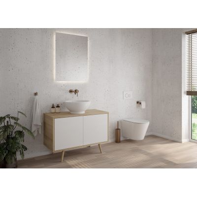 Oltens Jog 42001000 miska wc wisząca bez kołnierza biały połysk