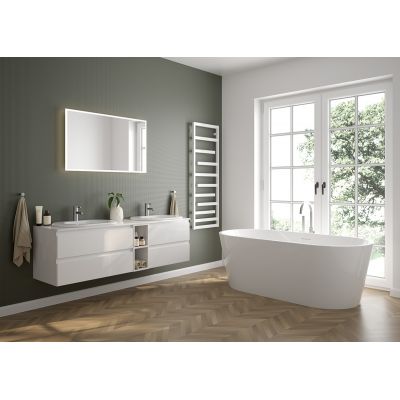 Oltens Vernal 60003000 szafka 80x45.6x47 cm podumywalkowa wisząca biała