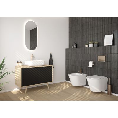 Oltens Jog 42001000 miska wc wisząca bez kołnierza biały połysk