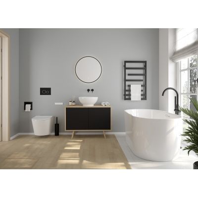 Oltens Inga 12004000 wanna wolnostojąca 177x80 cm owalna biała