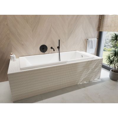 Oltens Molle 39100300 wylewka do baterii wannowej czarny mat