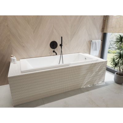 Oltens Molle 39100300 wylewka do baterii wannowej czarny mat