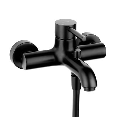 Oltens Molle 34000300 bateria wannowo-prysznicowa ścienna czarny mat