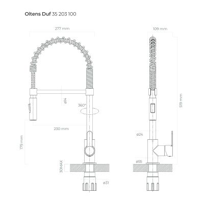 Zestaw Oltens 35203100, 72102300