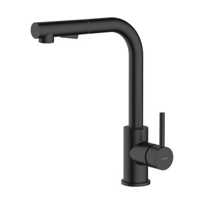 Oltens Myvat 35205300 bateria kuchenna stojąca czarny mat