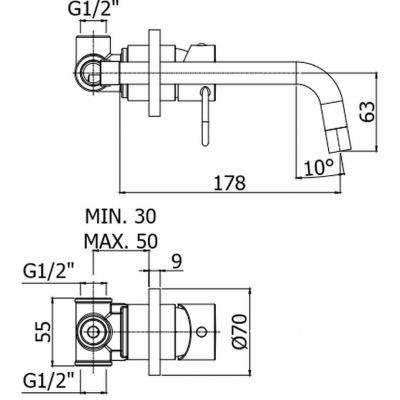 Paffoni Joker JK006CR bateria umywalkowa