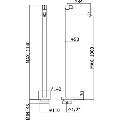 Paffoni Joker JK031CR bateria umywalkowa