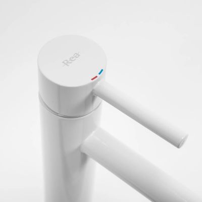 Rea Lungo REAB4401 bateria umywalkowa stojąca biała