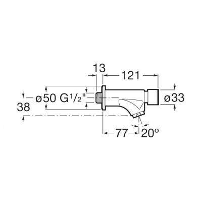 Roca Instant A5A7877C00 bateria umywalkowa ścienna chrom