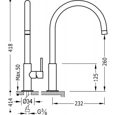 Tres Max-Tres 06254201AC bateria kuchenna