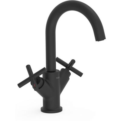 Tres Mont Blanc 28310301NM bateria umywalkowa stojąca czarny