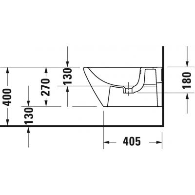Duravit D-Neo 2295150000 bidet wiszący