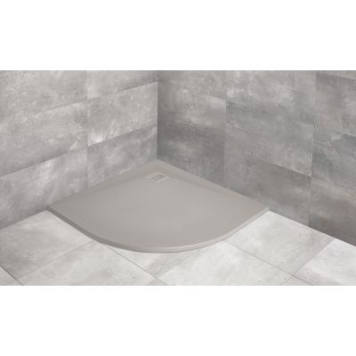 Radaway Kyntos A HKA909074 brodzik półokrągły 90x90 cm cement