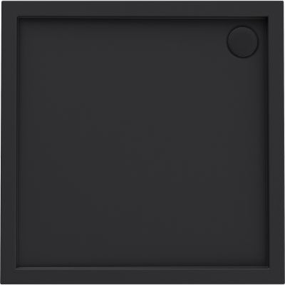 Oltens Superior 17001300 brodzik kwadratowy 90x90 cm czarny