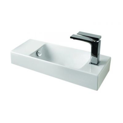 Art Ceram Brick LML0020100 umywalka 54x20 cm prostokątna ścienna biała