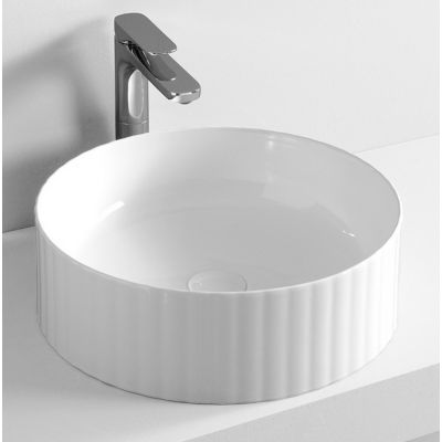 Art Ceram Millerighe OSL0100100 umywalka 44x44 cm okrągła nablatowa biała