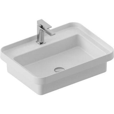 Art Ceram Fuori TFL0340100 umywalka 60.5x45.5 cm prostokątna wpuszczana biała